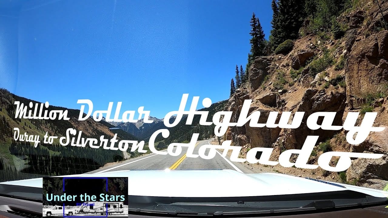 Million Dollar Highway Ouray to Silverton Colorado