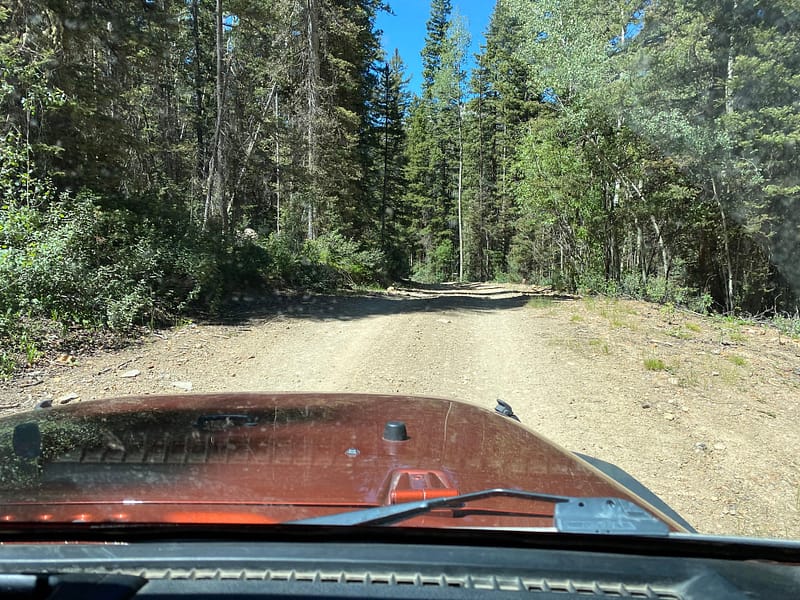 Trails off Million Dollar Highway